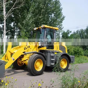 Loader 4WD CE 1.6Ton ZL16 With 4 in 1 Bucket/snow Blade Shovel Loader thumbnail-2
