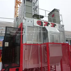 GJJ Jinglong Construction Elevator SC200/200 People's Goods Construction Lift thumbnail-1