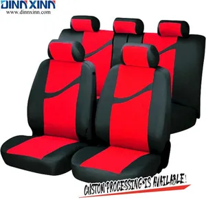 DinnXinn Mercedes 9 Pcs Full Set Cotton Pink Car Seat Covers Factory China thumbnail-3