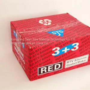 Hi-temp 3+3 Type Red Color RTV Silicone Gasket Maker 85g With 2g Super Glue thumbnail-5