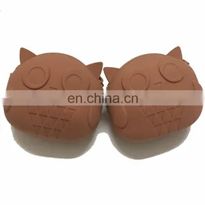 Promotion Mini Owl Shape Coin Bag Women Clutch Key Purse Pouch Silicone Fancy Ladies Cartoon Wallet thumbnail-2