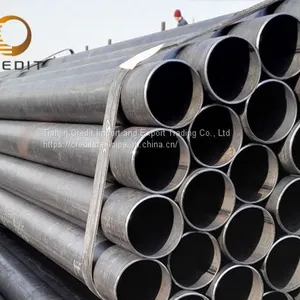 ASTM SCH40 ERW Steel Pipe For Construction Building ERW Steel Pipe thumbnail-1