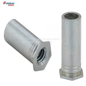 SO-M4-3/4/6/8/10/12/14/16/18/20/22/25 Thru-hole Threaded Standoffs Self Clinching Crossing Crimped Standoff Server Cabinet Insert Nut Sheet Metal PEM Standard thumbnail-1