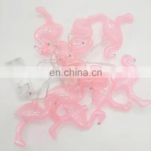 High Quality Battery Operated Plastic Pink Flamingo Led String Light thumbnail-6