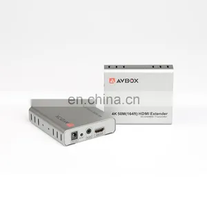 Extender 164ft(50m) 4K 30Hz Over Single Cat5e/6a/7 Ethernet Cable IR Control 3D Compliant EDID thumbnail-2