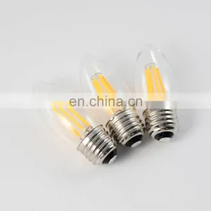 Filament Clear/frosted/milky/silver/amber E14 E26/E27/B22 Led Filament Bulb E27 C35 thumbnail-1