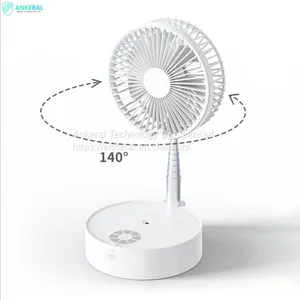 New Arrival Mini Mist Fan Super Cool Portable Folding Mini Floor Fan for Summer Gifts thumbnail-1