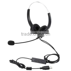 Factory OEM Service Corded Call Center Usb Headset thumbnail-1