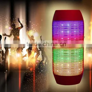 2015 New Pulse Portable Wireless Bluetooth Speaker Colorful 360 LED Lights Support NFC U-disck and TF Card thumbnail-1