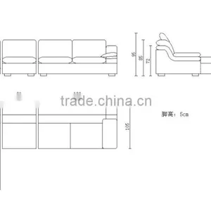 Big Size L-shape Sectional Leather Sofa Cheap Leather Sofa Set Leather Sofa in Poland thumbnail-2