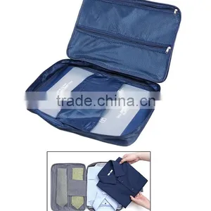Double Zipper Mesh Suit, Shirt, and Tie Travel Storage Organizer Case With Handle Quality Choice thumbnail-1