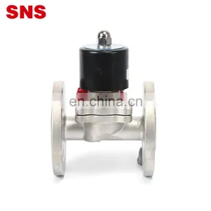 SNS 2WBF Series Liner Safety Floating Relief Pneumatic Control Valve Solenoid Valve With Stainless Steel Flange thumbnail-5
