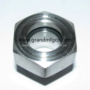 Stainless Steel 304 BSP G Thread 1/2 Inch Borosilicate Oil Level Sight Glass thumbnail-5