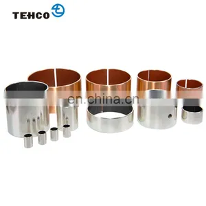 Oilless DU Self-lubricating Multi-layer Bushing Composed of Steel Backing and PTFE Material DIN1494 Standard Print Machine Bush. thumbnail-1