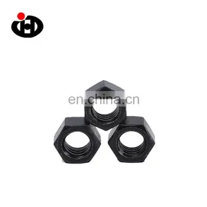Superb DIN439 Carbon Steel Black Hex Thin Nuts M20 thumbnail-2