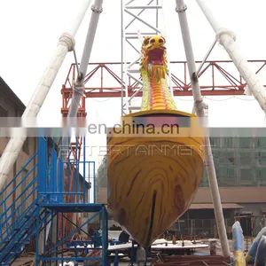 Hot Sale Outdoor Amusement Pirate Ships Mechanical Viking Boat Ship Rides for Sale thumbnail-3