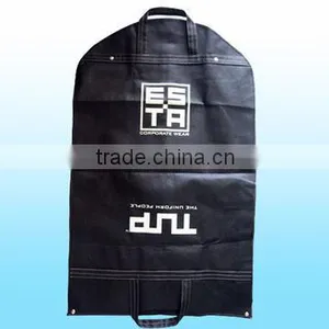 2016 Cheap Non-woven Suit Cover Bag With Handle and Plastic Window thumbnail-6