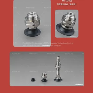 NBR Black Vaccum Suction Cup Vacuum Sucker Vacuum Fitting Cessories With Connector thumbnail-3