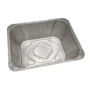 5400ml Extra Large Deepen Turkey Tray Aluminum Foil Pans With Lids Catering Foil Food Containers thumbnail-4
