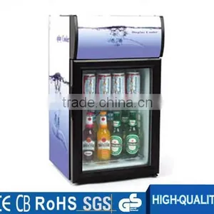 One Door Commerical Beverage Cooler With Wheels for Beverage thumbnail-3