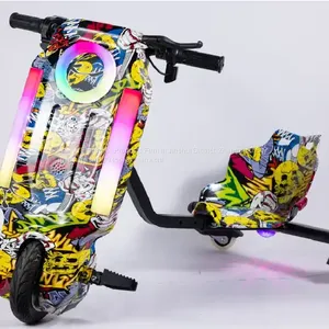 Electric Three Wheel Drift Car Intelligent Adult and Children Cool Kart Source Factory thumbnail-2