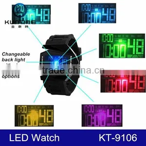 2015 Hot Selling Digital Silicone Led Watches Men Watch thumbnail-5