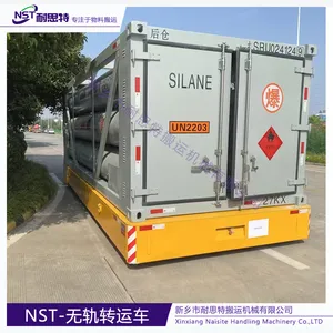 75 Ton Battery Motorized Industrial Rail Transfer Trolley for Factory Material Transport thumbnail-5