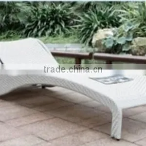Garden Product Leisure Furniture PE Rattan Outdoor Lounger French Chaise Lounge thumbnail-3