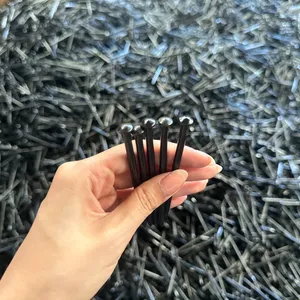 Black Concrete Steel Nails Smooth Shank 2