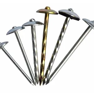 Custom Logo Printed Umbrella Head Corrugated Nails - 2inch & 2.5inch Sizes, OEM Production Supported thumbnail-2