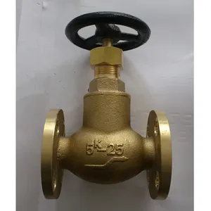 JIS Marine Valve 5K 10K 16K Flange Bronze Brass Globe Valve thumbnail-6