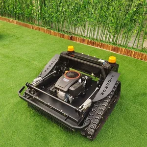Gasoline Engine Adjustable Mowing Height Adjustable Blade Height by Remote Control RC Weed Cutter thumbnail-2