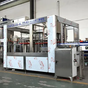 Fully Automatic 3-in-1 Filling Capping Washing Equipment for Mineral Purified Water Liquid Juice thumbnail-5
