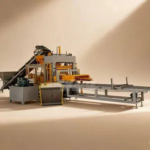 Complete Cement Block Making Plant Automatic Concrete Brick Production Line thumbnail-2