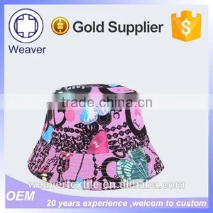 Wholesale Custom Printed Bucket Hats Print Pattern Paisley Bucket Hat in Russian thumbnail-4