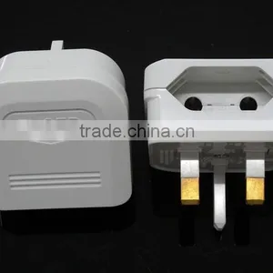 Reliable Design CE ROHS BSI Approved UK HK Ireland Malaysia Jordan Type G to EU Schuko Type C Plug Travel Adapter Converter thumbnail-2