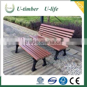 Latest Designs and Styles WPC Composite Outdoor Bench thumbnail-1