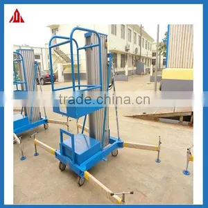 Hydraulic Aluminum Alloy Single Mast Single Person Telescopic Lift thumbnail-1
