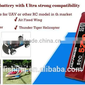 AGA POWER High Capacity Power Battery Long Cycle Life 50C 5200mah Li-polymer RC Battery thumbnail-5