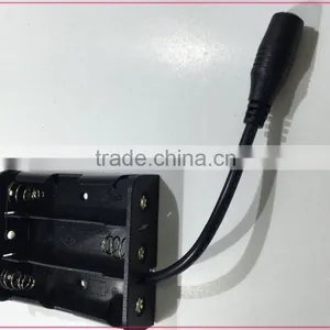 3.7V 18650 3 Poles Battery Holder 5.5x2.5 Female DC Plug 22AWG Cable Assembly thumbnail-3