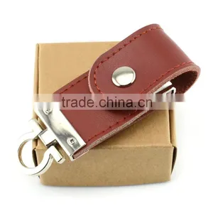 Free Custom Logo Bulk Leather Usb Flash Drive thumbnail-4