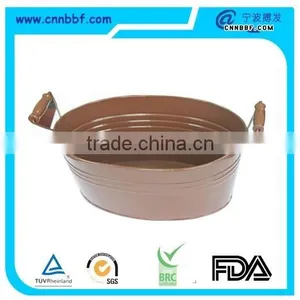 Color Tin-printed Gardening Flower Pot thumbnail-1