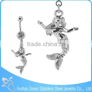 BR01819 China Manufacturer Surgical Steel Free Samples Animal Elephant Navel Piercing thumbnail-2
