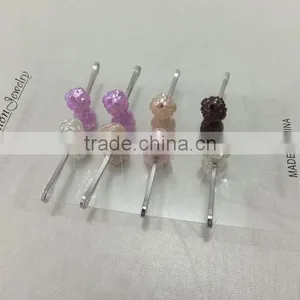 Cheap Price Popular Round Muslim Scarf Clips and Brooches Dubai Hijab Clips PDJ0126 thumbnail-2