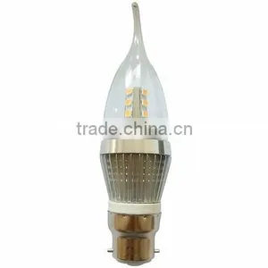 Good Quality White/warm White AC85V-265V E12 B22 Tail Light Led Candle Bulb thumbnail-5