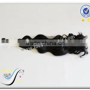 Wholesale Hand Tied Weft Virgin Indian Hair Natural Hair Shops Quality Choice thumbnail-2