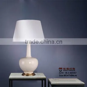 Cream Light With Satin Shade for Table thumbnail-1