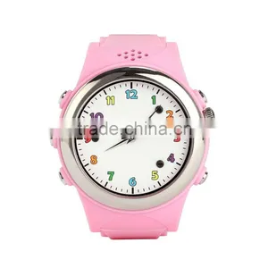 Kids Children Remote Monitor GPS Tracker Smart Wrist Watch With SIM GPS WIFI Positioning / SOS Surveillance / Children Safe Secu thumbnail-2