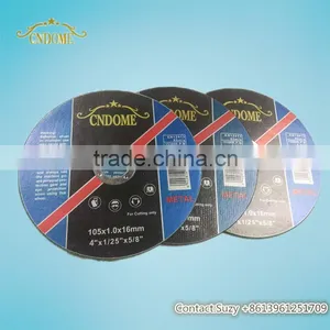 Resin Bonded 4'' 4.5'' 5'' 6'' 7'' 9'' INCH Cutting Wheel Grinding Wheel Specification for Metal With High Quality thumbnail-2