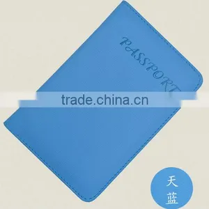 Black Pu Leather Passport Holder thumbnail-2